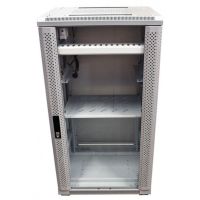 ALLNET ALL-SNB6632BDGRAU, Freistehendes Gestell, 32U, 500 kg, Sperrschloss, 76 kg, Grau