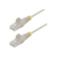 StarTech.com 2m Slim LSZH CAT6 Ethernet Cable, 10 Gigabit Snagless RJ45 100W PoE Patch Cord, CAT 6 10GbE UTP Network Cable w/Strain Relief, Grey, ETL, Low Smoke Zero Halogen - Category 6 - 28AWG (N6PAT200CMGRS)