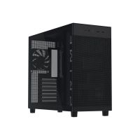 ASUS Prime AP303 - ATX-Gehäuse - micro ATX - Seitenteil mit Fenster (gehärtetes Glas)