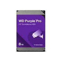 WD Purple Pro WD8002PURP - Festplatte - 8 TB - Überwachung, intelligente Videoübertragung - intern - 3.5" (8.9 cm)