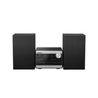 Panasonic SC-PM272, Heim-Audio-Mikrosystem, Silber, 1 Disks, 20 W, 1-Weg, 10 cm