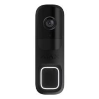 Ajax Systems Ajax Doorbell, Schwarz, Kabellos, 2,4 GHz, 802.11b, 802.11g, Wi-Fi 4 (802.11n), 500 m, 85 dB