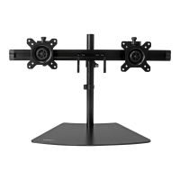 StarTech.com Startech Dual-Monitorhalter - Monitor Halterung für zwei Displays - Aufstellung - einstellbarer Arm - für LCD-Display - Kunststoff, Aluminium, Stahl - Schwarz - Bildschirmgröße: 61 cm (24")