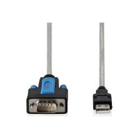 DIGITUS USB 2.0 auf RS232 Adapterkabel, 1,8 m, integrierter FTDI-Chipsatz