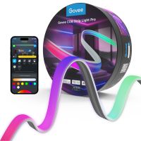 Govee Light Pro, Universalstreifenleuchte, Ambiente, Drinnen, Homeoffice, Küche, Treppen, Studie, Garderobe, Klebeband, Blau, Cyan, Grün, Rot, Weiß