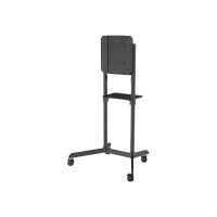 Neomounts NS-M1250BLACK TV-Trolley 37-70" - drehbar, Schwarz, Stahl, 70 kg, 94 cm (37"), 177,8 cm (70"), 200 x 200,300 x 300,350 x 350,400 x 200,400 x 300,400 x 400,600 x 200,600 x 400