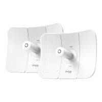 TP-LINK Omada Beam Bridge 5 UR KIT V1 - Wireless Bridge - 1GbE, PTP - Wi-Fi 5 - 5 GHz - Cloud-verwaltet - stangenmontierbar (Packung mit 2)