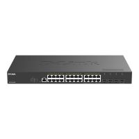 D-Link DGS 1250-28XP - Switch - L2+ - Smart - 24 x/1000+ 4 10 Gigabit SFP+ - an - Switch - 1 Gbps