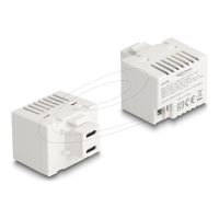 Delock Netzteil - 20 Watt - 3 A - PD - 2 Ausgabeanschlussstellen (USB-C)