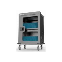 Manhattan Charging Cabinet/Cart via USB-C x32 Devices, Trolley, Power Delivery 18W per port (576W total)