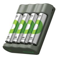 GP Battery ReCyko+ B441, Nickel-Metallhydrid (NiMH), AA, 4 Stück(e), Akkus/Batterien enthalten