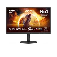 AOC G4 Q27G4XF, 68,6 cm (27"), 2560 x 1440 Pixel, Quad HD, LED, 1 ms, Schwarz, Grau