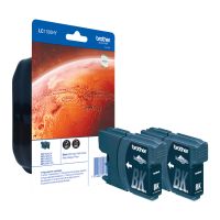 Brother LC1100HYBKBP2, Schwarz, Tinte auf Pigmentbasis, 2 Stück(e), 900 Seiten, Doppelpack