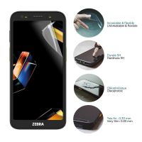 Mobilis 036376, Displayschutz, Zebra, TC501 / TC701, Transparent, Klare Bildschirmschutzfolie, Stoßfest, Kratzresistent, Antibakteriell, Wasserabweisend