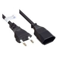 Good Connections P0300-S002, 0,2 m, Netzstecker Typ C, H03VVH2-F, 250 V, 2.5 A