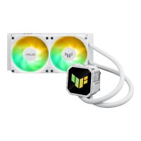 ASUS TUF Gaming LC III 240 ARGB - White Edition - Prozessor-Flüssigkeitskühlsystem - Kühlergröße: 240 mm - (für: AM4, AM5, LGA1851, LGA1700, LGA1200)