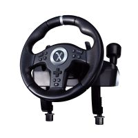 Pixminds Lexip XDRIVE-350, Lenkrad + Pedale + Schalthebel, Nintendo Switch, Nintendo Switch 2, PlayStation 4, PlayStation 5, Playstation 3, Xbox Series X,..., Analog / Digital, 270°, Kabelgebunden, Schwarz