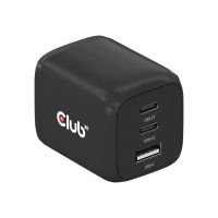 Club 3D Ladegerät PPS 65Watt GAN, (2x USB Typ-C + USB Typ-A), PD 3.0