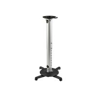 StarTech.com Universal Ceiling Projector Mount, Heavy Duty Height Adjustable/Extendable Pole Mount 5"-22.7" from Ceiling, 33lb (15kg)
