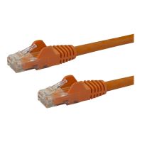 StarTech.com Startech 10m CAT6 Ethernet Cable, 10 Gigabit Snagless RJ45 650MHz 100W PoE Patch Cord, CAT 6 10GbE UTP Network Cable w/Strain Relief, Orange, Wiring is UL Certified/TIA - Category 6 - 24AWG (N6PATC10MOR)