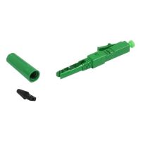 Synergy 21 LWL-FTTH-Kabel, zbh. Feldkonfektionierbarer Stecker, LC(APC) für 0,9mm SM 9/125u Kabel, 10-Pack, LC/APC, Männlich, Grün, 1260,1650 nm, 9 µm, 125 µm