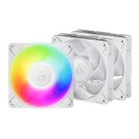 Arctic P12 Pro A-RGB - Gehäuselüfter - mit Kabelsplitter - 120 mm - weiß (Packung mit 3)