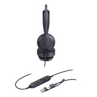 Yealink Dual-Teams-Headset mit USB-C/A-Anschluss, Kabelgebunden, Büro/Callcenter, 20 - 20000 Hz, 160 g, Kopfhörer, Schwarz