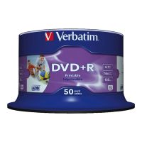 Verbatim 50 x DVD+R - 4.7 GB 16x - Bedruckbarer