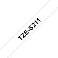 Brother TZE-S211, TZ, Schwarz, Tintenstrahl, China, 5 Jahr(e), 6 mm