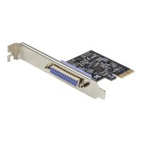 StarTech.com Startech 1 Port PCIe-Erweiterungskarte - PCI-Express zu Parallele Schnittstellenkarte - Desktop-Erweiterungs-LPT-Controller für Drucker, Scanner & Plotter - SPP/ECP - Standard/Low Profile (PEX1P2)