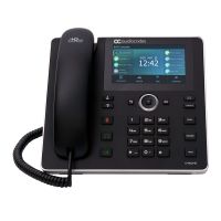 AudioCodes C450HD IP-Telefon PoE GbE schwarz, IP-Telefon, Schwarz, Kabelgebundenes Mobilteil, SIP-Info, 8 Zeilen, Tasten
