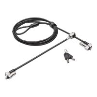 Kensington NanoSaver Keyed Twin - Sicherheitskabel