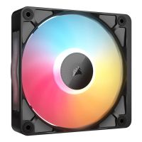 Corsair iCUE LINK RX120 II RGB PWM PC Fan Expansion, Ventilator, 12 cm, 400 RPM, 2100 RPM, Schwarz