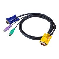 ATEN Tastatur- / Video- / Maus- (KVM-) Kabel - 15 pin D-Sub (DB-15)