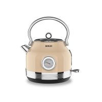 SOGO KET-SS-7765, 1,8 l, Beige, Edelstahl, Regelbare Temperatur, Wasserstandsanzeige, Überhitzungsschutz
