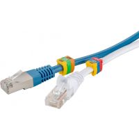 Goobay 72515, Mehrfarbig, PVC, 100 Stück(e), Schwarz/Weiß, 5,6 - 7,4 mm