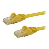 StarTech.com 2m CAT6 Ethernet Cable, 10 Gigabit Snagless RJ45 650MHz 100W PoE Patch Cord, CAT 6 10GbE UTP Network Cable w/Strain Relief, Yellow, Wiring is UL Certified/TIA - Category 6 - 24AWG (N6PATC2MYL)