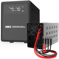 Green Cell UPSLPPC1200, Line-Interaktiv, 2 kVA, 1200 W, Reiner Sinus, Typ F