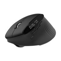 Acer Smart Fit - Maus - vertikal - ergonomisch - Laser - 10 Tasten - kabellos - 2.4 GHz, Bluetooth 5.0 - kabelloser Empfänger (USB)