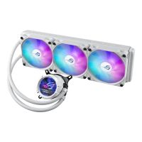 ASUS ROG STRIX LC III 360 ARGB LCD - White Edition - Prozessor-Flüssigkeitskühlsystem - (für: LGA1700, LGA1200, LGA115x Socket, AM4, AM5)