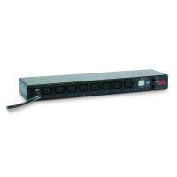 APC Rack PDU, mit Schaltfunktion, 1 HE, 12 A/208 V, 10 A/230 V, (8) C13, Messgerät, Geändert, 0U/1U, Horizontal/Vertikal, Schwarz, 8 AC-Ausgänge, C13-Koppler