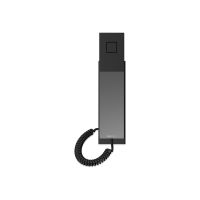 Snom HD30LA - Telefon mit Schnur - Gun Metal