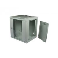ALLNET 125116, Wandmontiertes Regal, 3U, 30 kg, Sperrschloss, 5,33 kg, Grau