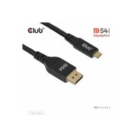 Club 3D USB Typ C zu DisplayPort DP54 bidirektional Vesa-zertifiziertes Kabel 2m
