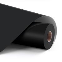 Loklik SG-JST-0351-US-L-B2B, Hitzebeständige Vinylrolle, Glattes wärmeübertragendes Vinyl, Schwarz, Einfarbig, Matte, 305 mm
