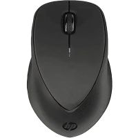 HP Wireless Premium-Maus, Beidhändig, Laser, RF Wireless, 1200 DPI, Schwarz