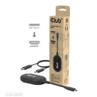 Club 3D Drahtloser USB-C®-zu-HDMI-Sender & -Empfänger FullHD 25 m Reichweite