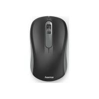 Hama AMW-200 - Maus - anthrazit/schwarz - rechts- und linkshändig - optisch - 3 Tasten - kabellos - 2.4 GHz - kabelloser Empfänger (USB)
