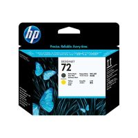 HP 72 - Gelb, mattschwarz - Druckkopf - für DesignJet