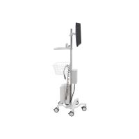 Ergotron StyleView, Multimedia-Wagen, Weiß, Tablets, 6,8 kg, 61 cm (24"), 75 x 75,100 x 100 mm